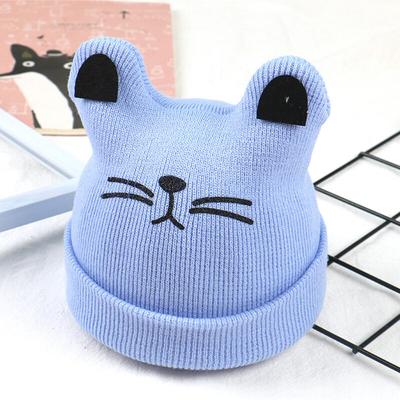 Children's Caps 0-3 Years Baby Hat Boys Girls Cartoon Winter Knitted Cap Autumn Newborn Cute Warm Beanie Hats