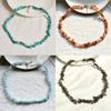 Natural Stones Necklace Gravel Necklaces Women Handmade Small Chokers Jewelry