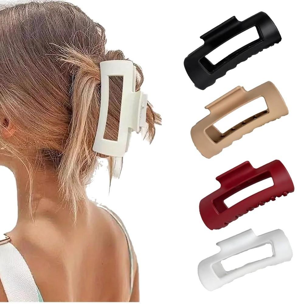 Flexible Ponytail Hairpins Comfortable Hair Clips Trendy Unsnappable Claw Clip For Women
