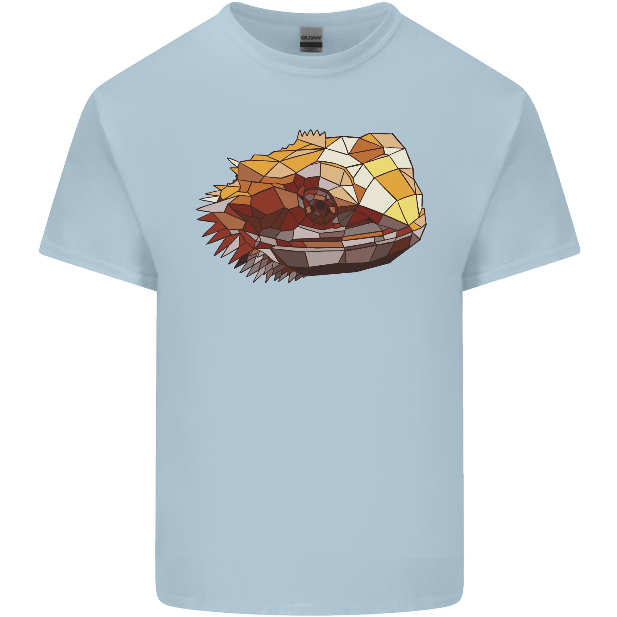 Polygonal Chameleon Unisexs Light Cotton TShirt S