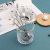 Cartoon Hanging Cup Teaspoons Stainless Steel Smooth Edges Coffee Stirring Spoon Cat Fish Design Milk Spoon Fruit Eating