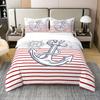 Compass Print Comforter Cover For Children Kids Boys Girl Bedding Set Vinatge World Duvet Cover Ocean Room Decor Queen Full Size