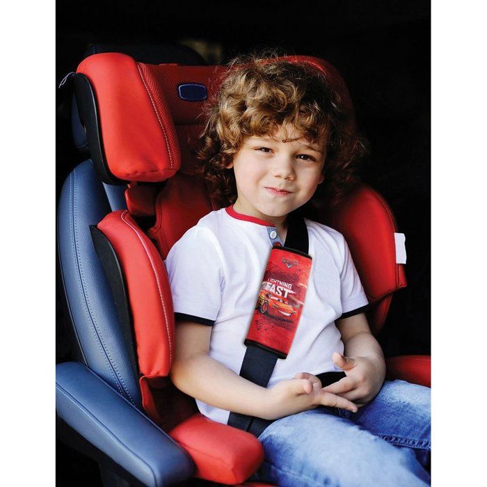 Ceinture de sécurité enfant - Disney - Cars - Rouge - Ajustable - Confortable