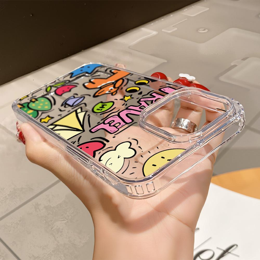 Acrylic Phone Case for iPhone 11 12 13 14 Pro 12 14 16 Pro Max for Samsung A16 A36 A56 S24 FE High-quality Painted Anti-fall Mobile Phone Case
