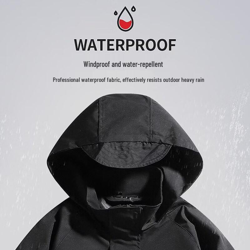 Kangbo Mountain Series Men's Outdoor Hooded Windbreaker Jacket