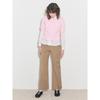 Binpolleidiseu [B. My] Ribbon Pattern Short Sleeve Knit Pink (Bf5251N02X)