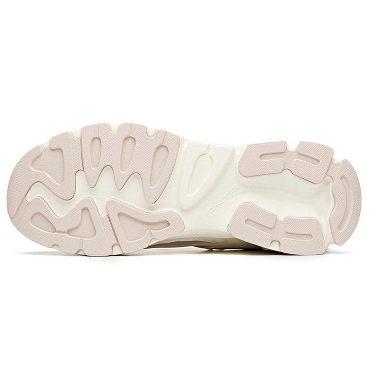 Anta Chunky Sneakers Women's Low Top Lotus Gray/Ivory White/Smoke Purple 122038899-2