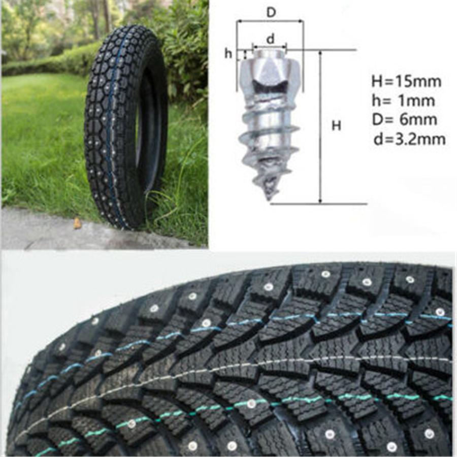 Winter Wheel Car Tires Studs Screw Snow Spikes Wheel Tyre Snow Chains Studs For Shoes ATV Car Motorcycle Tire Nail electric Gun Tool