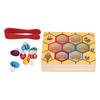 Clamp Bee Matching Game Toys Early Educational Learning Fine Motor Skill Toy for ChildrenClamp Bees