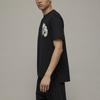 Y-3 SS23 Letter Logo Print Lässiges Rundhals-Kurzarm-T-Shirt Unisex T-Shirts Schwarz IM1790