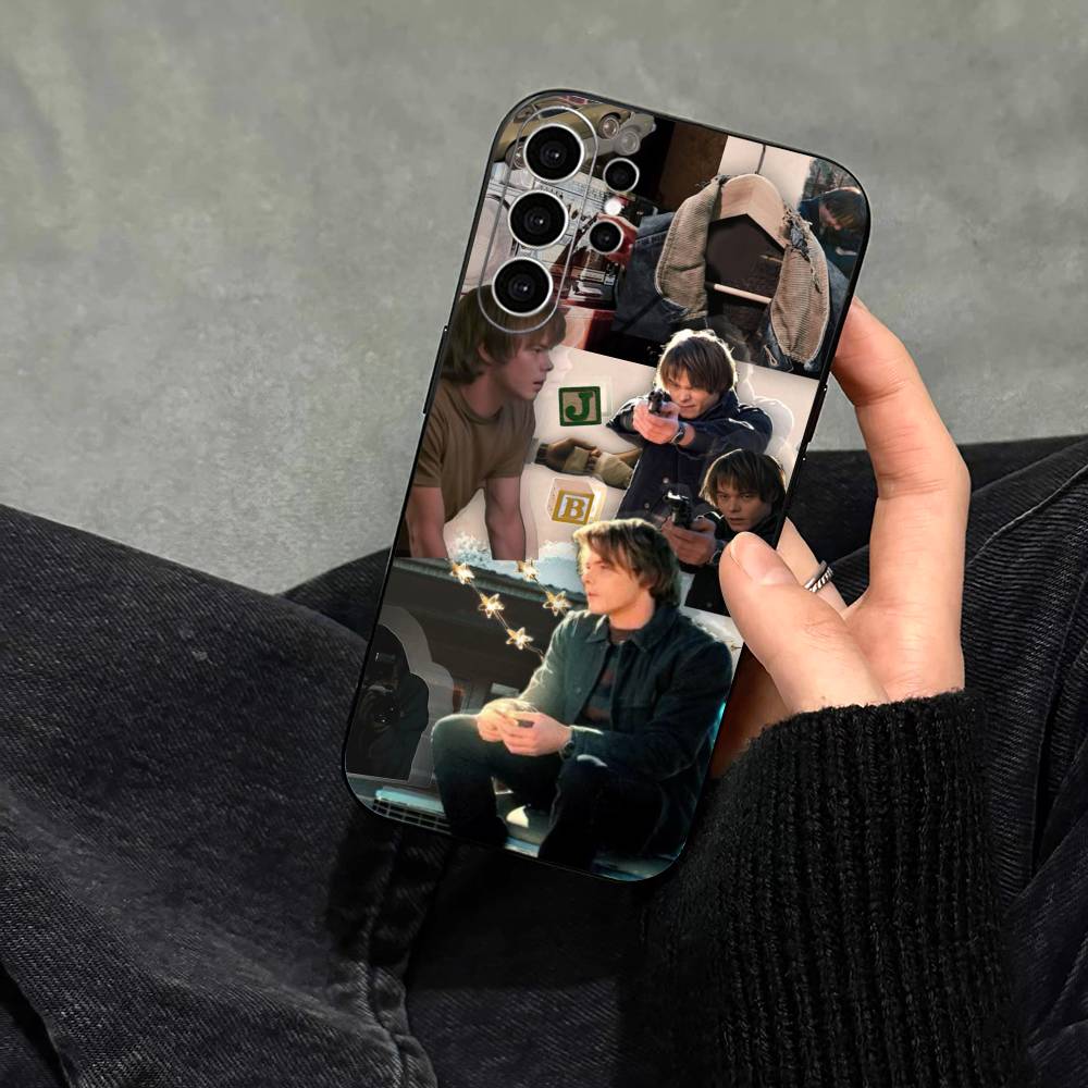 

British actor Charlie Heaton Phone Case Black Silicone Soft For Samsung S25,S24,S21,S22,S23,S30,Ultra,S20,Plus,Fe,Lite Samsung S20ULTRA5G