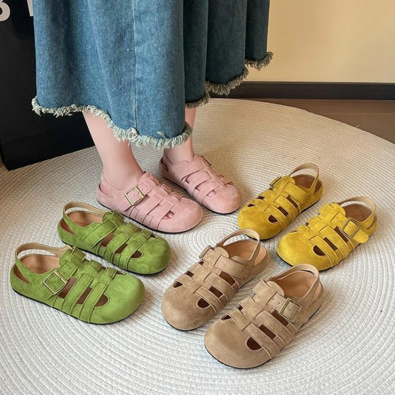 Shoes Woman Sandals Footwear Roman Platforms for Women's Trends Offers Comfortable Pink Mules Sandal Barefoot Summer Flats