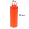 3 Hole Plastic Squeeze Type Condiment Bottle Condiment Dispenser Accessory Reusable And Suitable For Kitchen Use