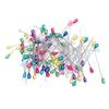 400pcs Teardrop Colored Pearl Head Corsage Pins Straight Sewing Pins  For Flower Decorations