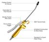 High Volume Industrial Air Blow Gun with Rubber Guard Air Flow Nozzle Pneumatic Dust Cleaning Tool for Compressor Accessories