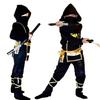 Katuzoom Halloween Ninja Cosplay Kids Costume Black Outfit Boys Shinobi Samurai Japanese Style Elastic Waist Event Party Cultural Festival Birthday