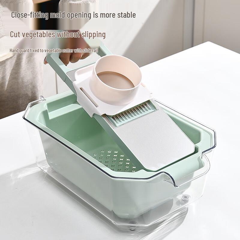 Deluxe Stainless Steel Multi-Function Vegetable Slicer & Grater
