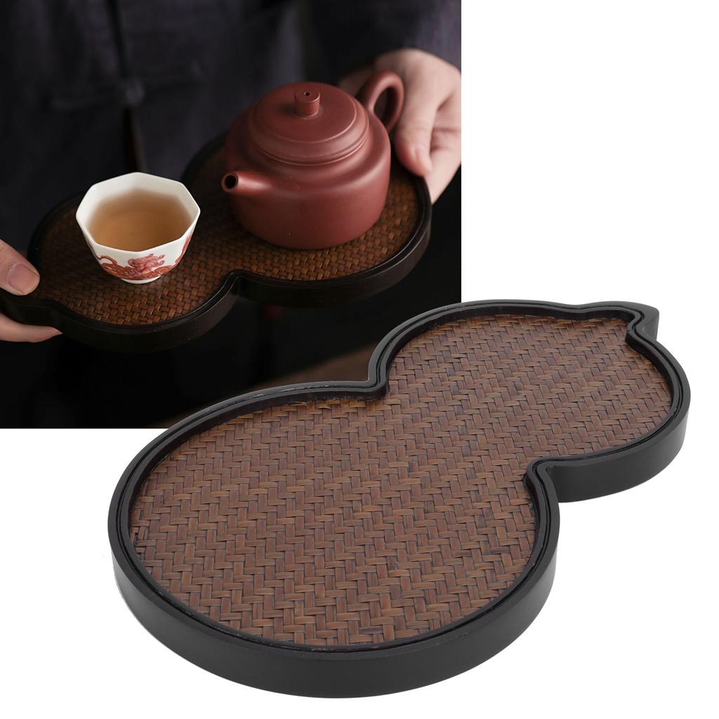 Mat   Bamboo Small Tea Tray Tea Plate for Teawares Teaset Saucers Tea Ceremony
