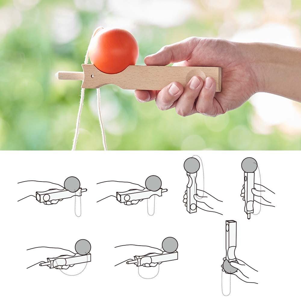 Meteor Black Meteor KENDAMA Kendama +d (Plus D) DA-1350-BK