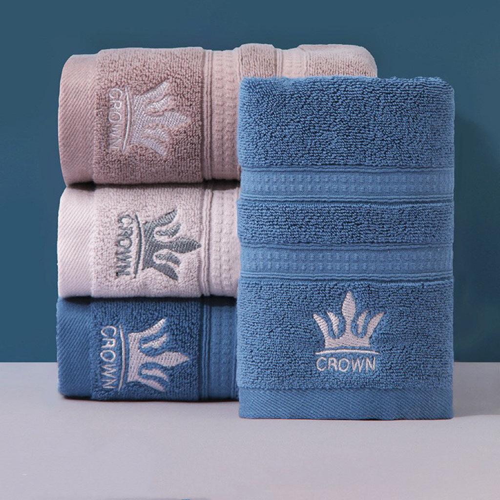 100% A-Grade Antibacterial Cotton Bath Towel - Thick, Soft, Absorbent, Quick-Drying, Adult Size Washcloth