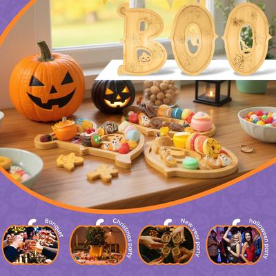 Halloween Aufbewahrungstablett Geeignet für Innentische und Kamine