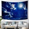 Starry Sky Landscape Tapestry Moon Large Tapestry Landscape Wall Hanging Living Room Bedroom Boho Home Decor