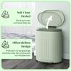 20L Metal Kitchen Bin, with Soft-Close Lid - Light Green