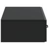 Wall Mounted Side Table Black 87.5 X 34.5 X 17 Cm
