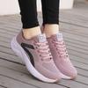 New Women's Sports Shoes Comfortable Running Shoes Large Size Fly-woven Versatile Lace-up Casual Shoes Children