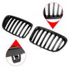 Γυαλιστερή Μαύρη Μπροστινή Μάσκα Νεφρών Κυψελωτή Σχάρα Ταιριάζει σε BMW X1 E84 2009-2014 SUV