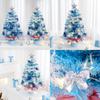 Mini Christmas Tree 45cm And 60cm Blue Tabletop Decorations Perfect For Festive Homes