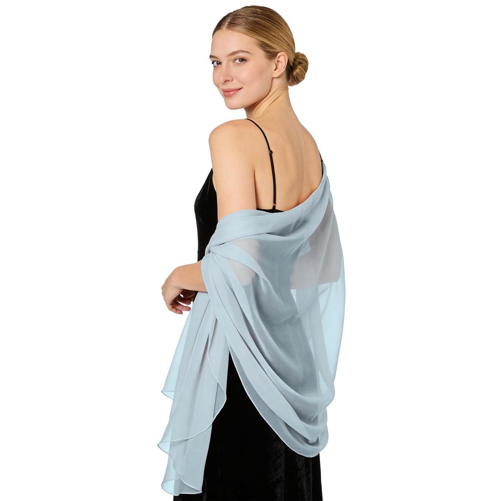 Elegant Chiffon Shawl for Evening Gowns, Bridesmaids, Weddings, Qipao & Parties
