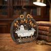 Collectible Wooden Puzzles Halloween Ghost Puzzle, Wood Pumpkin Shape & Garden Vintage Pattern Puzzle Puzzles, Decorative Table Centerpiece