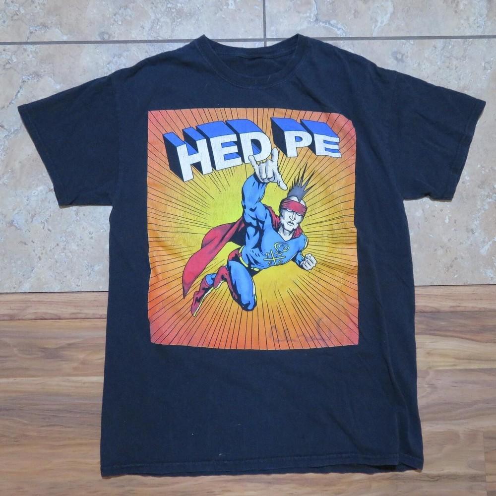 Rare HED PE Rock Band Short Sleeve Black All Size Shirt Unisex T-Shirt M