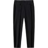 Anta Champion All-Weather Series Casual Simple Solid Color Fleece Slim Fit Knitted Sports Pants Women bottoms Black 162510506-2