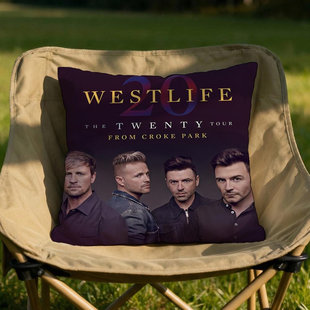 

WWestlife The Twenty Tour Cushion Cover Soft Reversible Durable Pillow Cover MultiScene Use for Home Car Daily Comfort 30x30cm