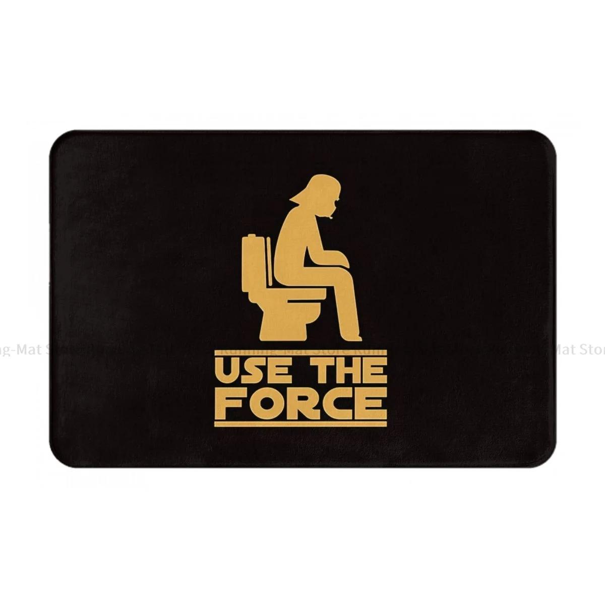 Non-slip Doormat Use The Force Living Room Kitchen Mat Welcome Carpet Flannel Pattern Decor 40x60cm