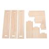 Pine Wood 3 Tier Display Shelf 3 Tier Wooden Display Rack Display Stand Riser  For Parties