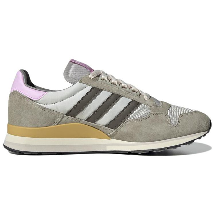 Adidas Originals ZX 500 Semiš Síťovina Klasické Sportovní Pohodlné Všestranné Odolné Nízké Lifestylové Ležérní Boty Unisex tenisky Šedá Růžová GY1997
