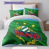 Rapid Vienna Pattern Bedding Home Decoration Birthday Gift ( 1 Duvet Cover + 2 Pillowcase, Without Core),fan Merchandise.