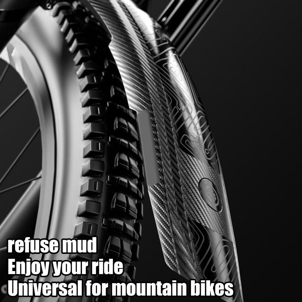 Cycling Mudguard Adjustable Tire Full Cover Bike Mud Guard Set For Forks Grime Mountain Road Bikes All Wheels Men Women Electric