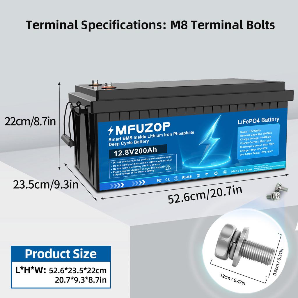 DATOUBOSS Germany One Week Shipping 12V 200Ah Lithium Ion Batteries Pack Lifepo4 Akku for Home Energy Storage