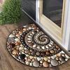 1Pc Retro Pattern Welcome Door Mat Indoor And Outdoor Carpet Home Decoration Bedroom And Kitchen Anti-Slip Floor Mat