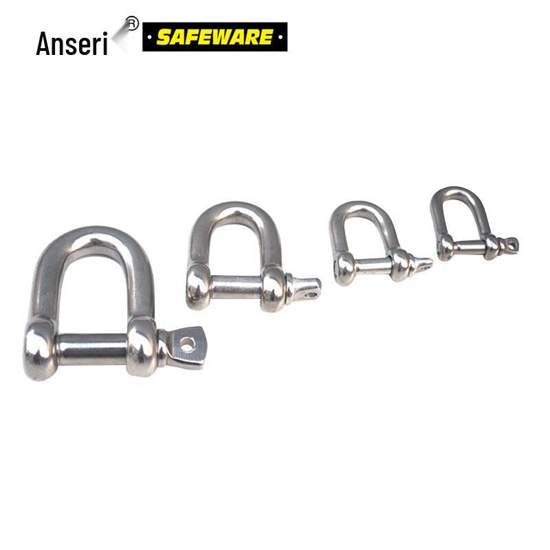 Ansellure 304 Stainless Steel Bow & D-Type Lifting Shackle M14
