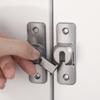 90 Degree Barn Door Latch Stainless Steel Cabinet Drawers Locks Window Door Latches Bolt Hooks Sliding Gate Buckles Hardware