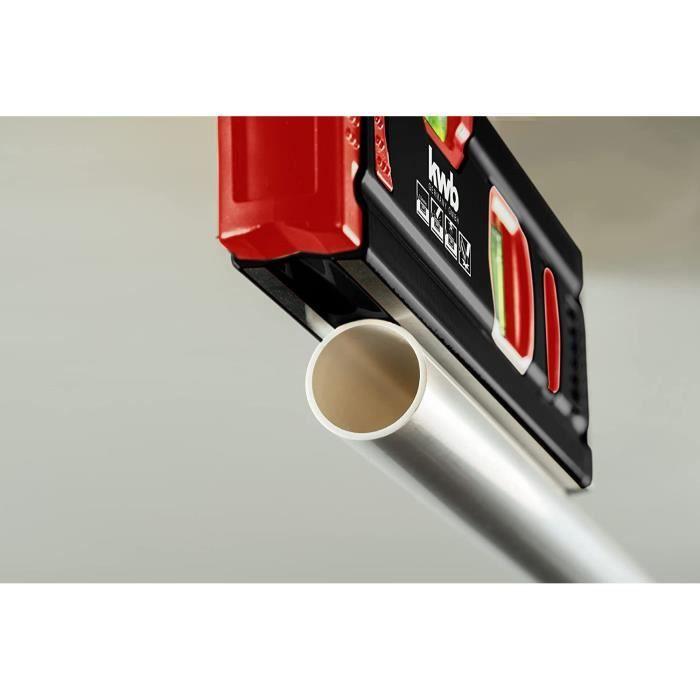 Mini niveau à bulle en aluminium de 1,0 mm, 20 cm