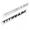 Fusion Mondeo Titanium Car Tailgate Trunk ABS Plastics Letter Badge Emblem Sticker For Fusion Mondeo Titanium