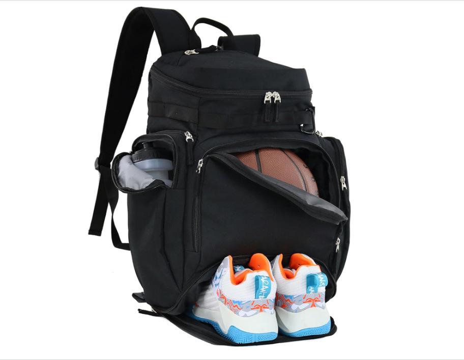 GO Grenzüberschreitender Basketball-Rucksack mit großem Fassungsvermögen und isoliertem Schuhfach, Outdoor-Sport & Fußballaufbewahrung