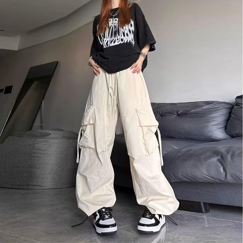 2023 Summer Women's High-Waist Wide-Leg Casual Pants