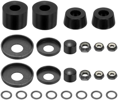 YELARXI Polyurethan Skateboard Bushings Truck Rebuild Long-Board Kit Unterlegscheiben Pivot Cup